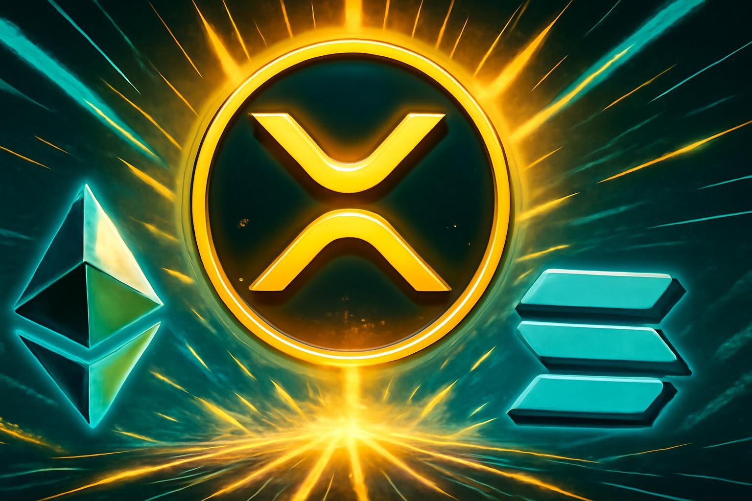 XRP 价格有望上涨，领先于以太坊和 Solana