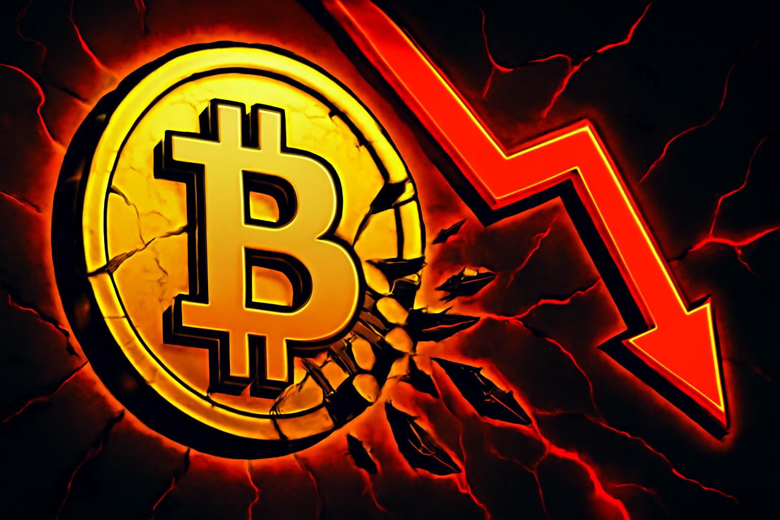 在宏观压力下，熊旗形态形成时比特币遇阻