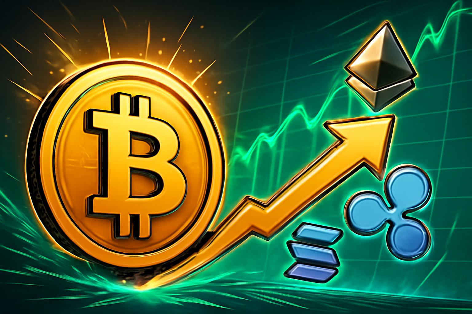 比特币走高，油价飙升时山寨币上涨