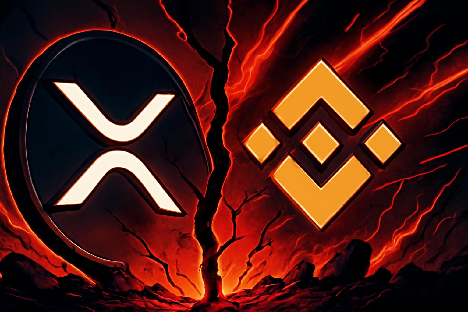 币安上的 XRP 储备降至十个月低点，$3.7B 外流