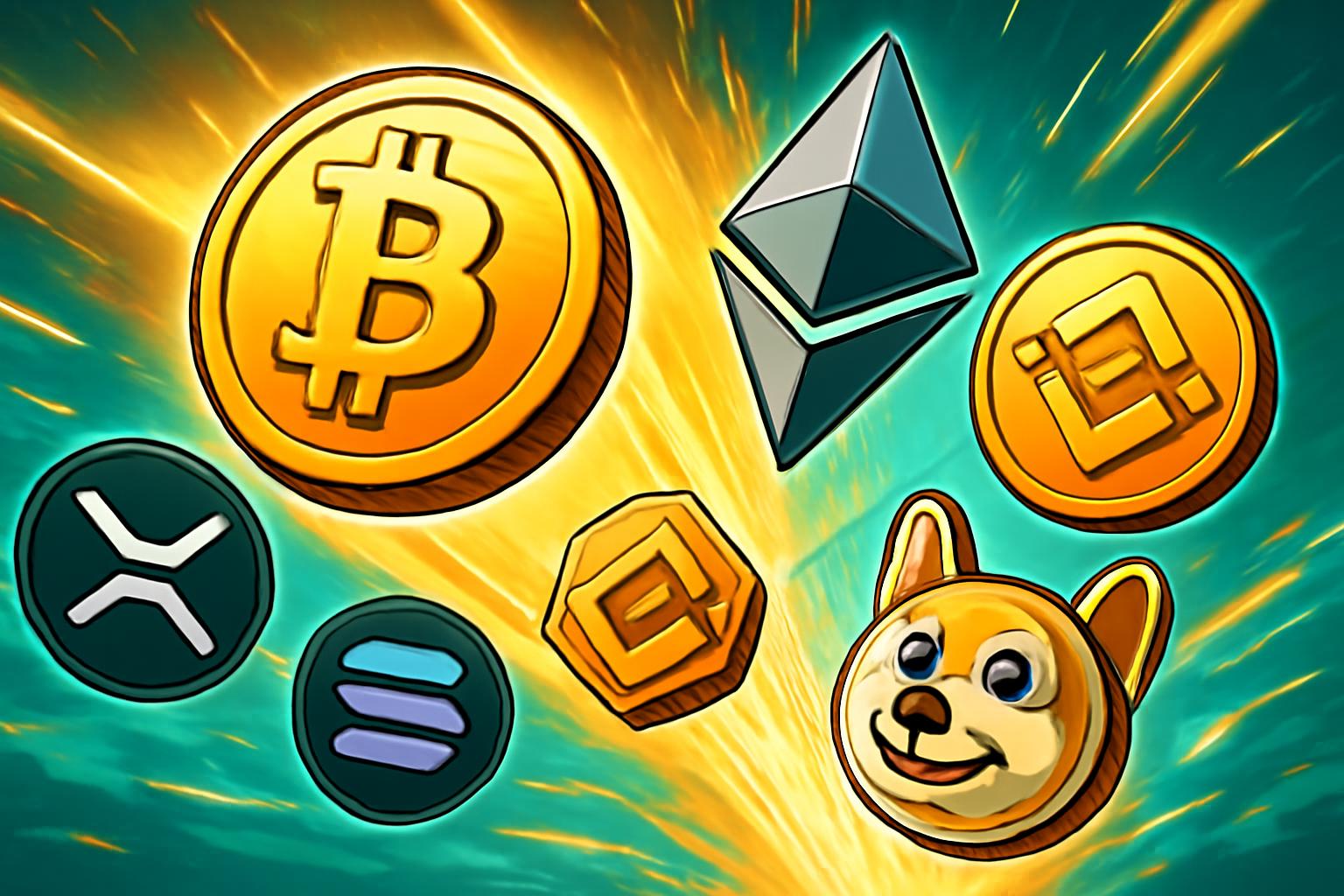 加密市场反弹，BTC与ETH领涨