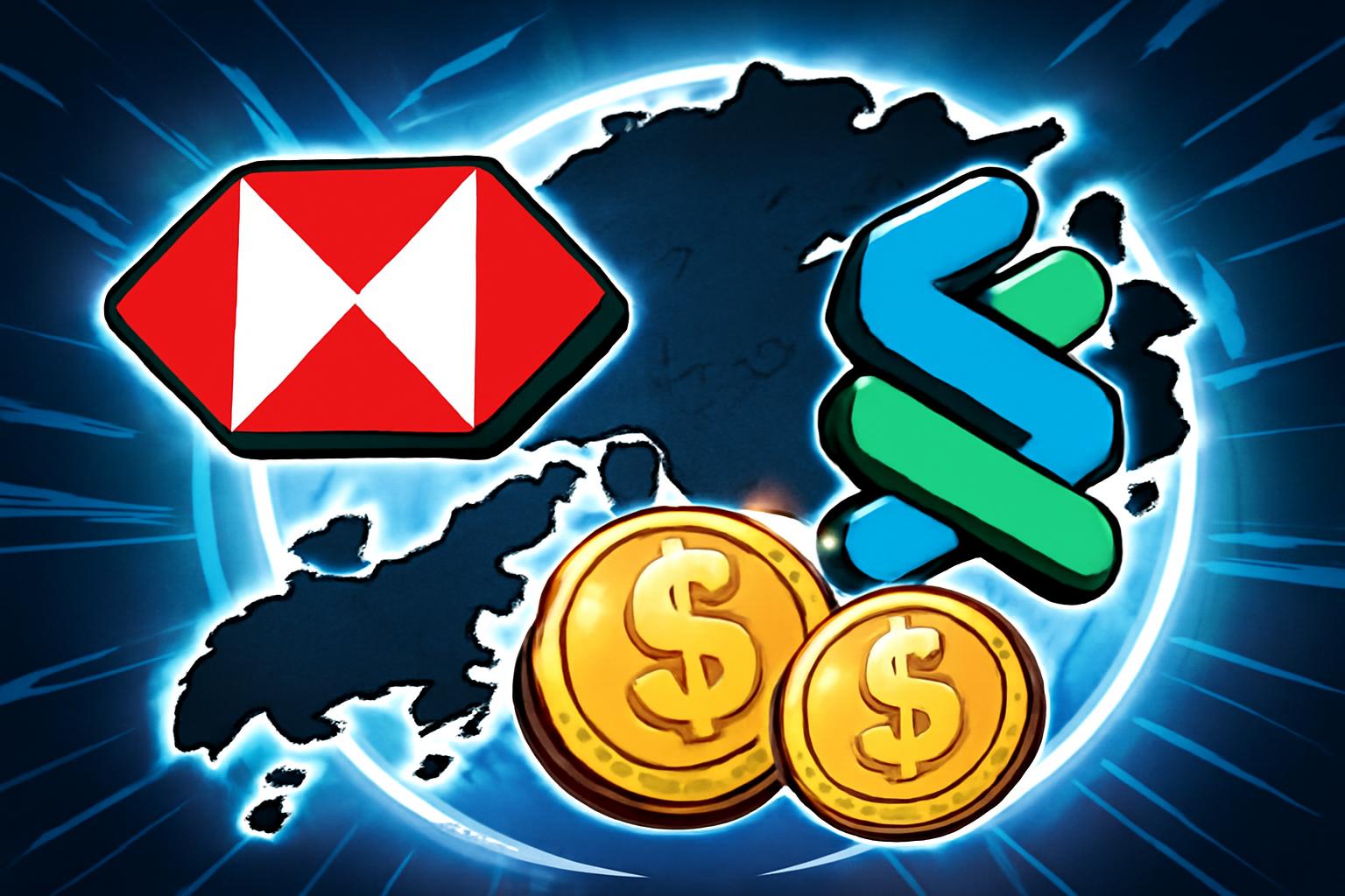 香港将许可首批银行主导的稳定币：汇丰银行与渣打银行