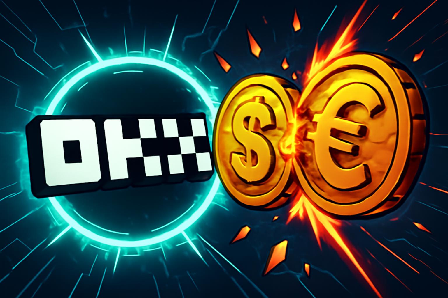 OKX 在现货市场推出统一的美元与欧元交易对