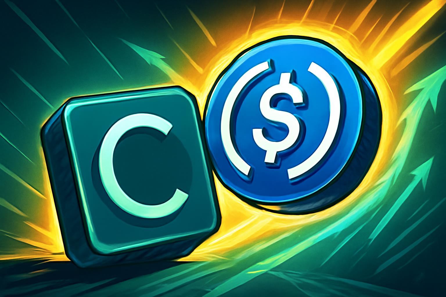 Circle 股票年初至今上涨49%，USDC 市场份额在多条区块链上扩大