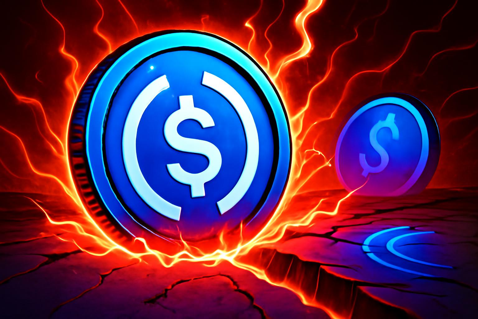 鲸鱼警报跟踪未知钱包之间的$290 百万USDC 转移