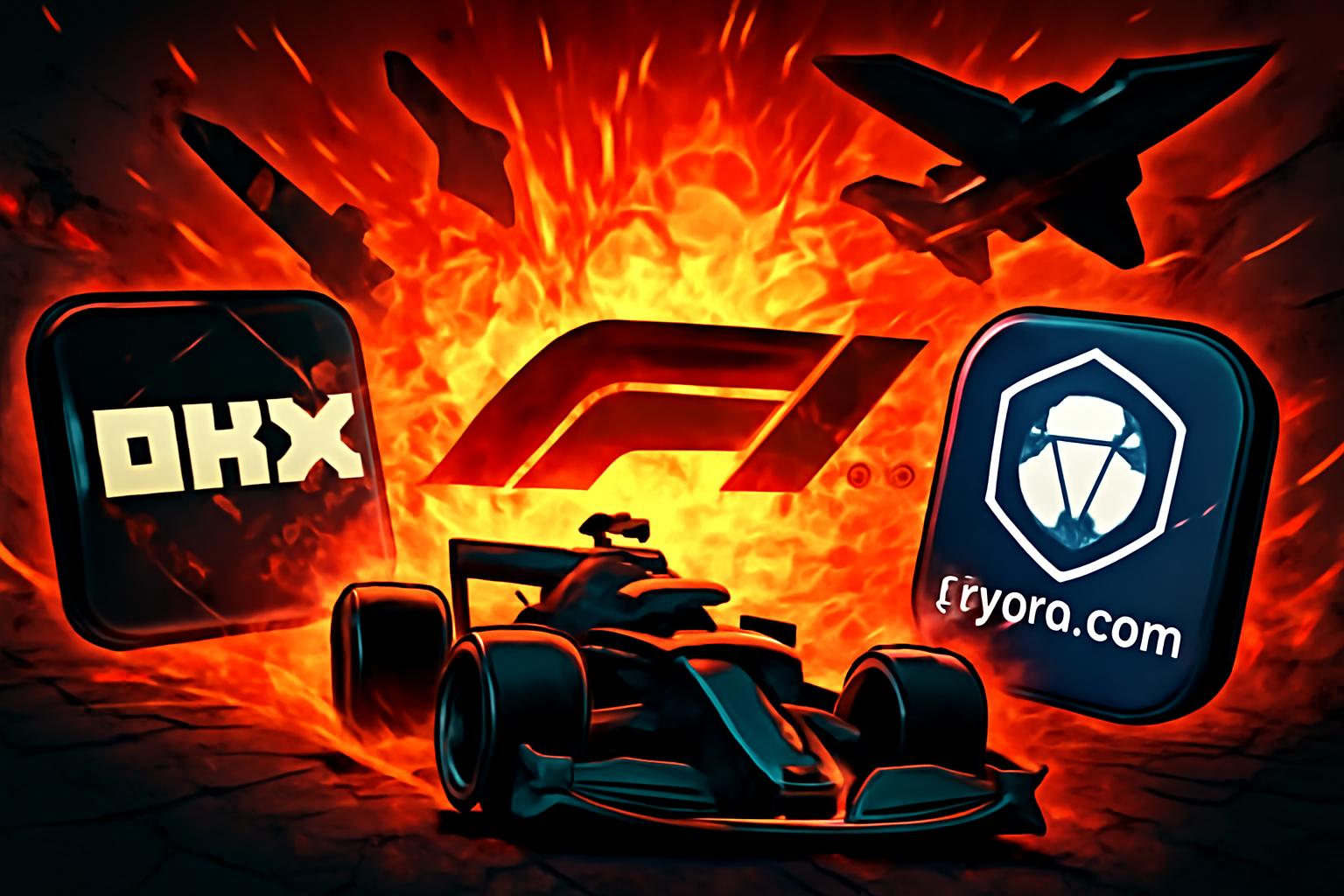 中东冲突冲击加密货币对F1的数百万美元赞助