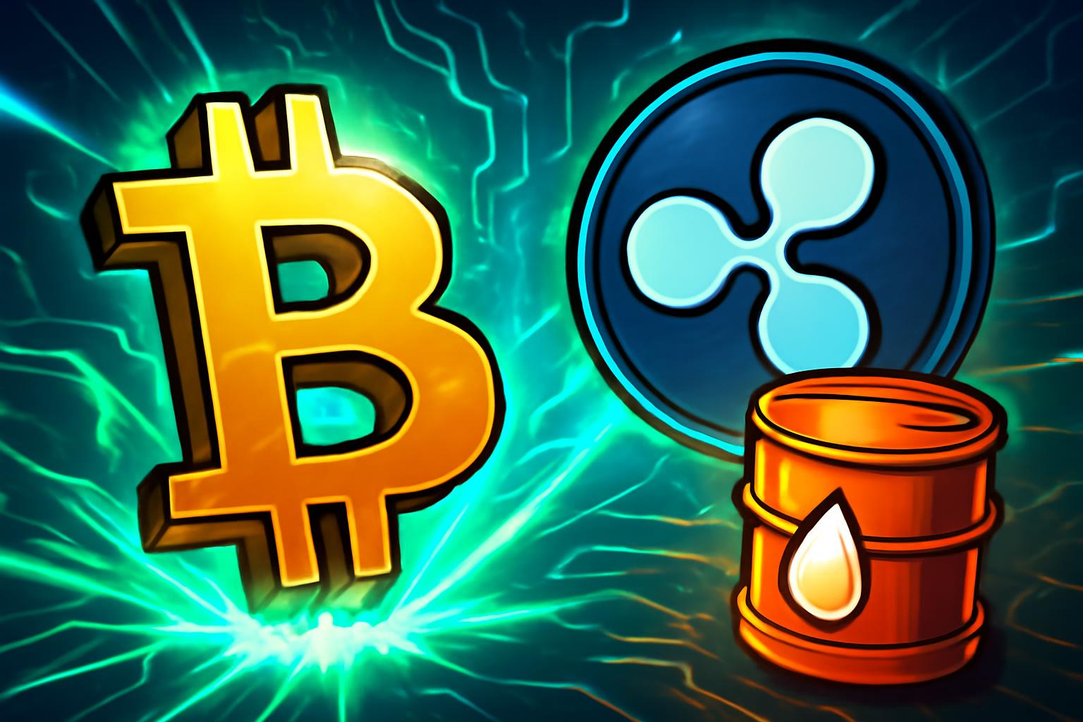 加密基础设施转变：$50B回购、代币化原油、以及比特币支付