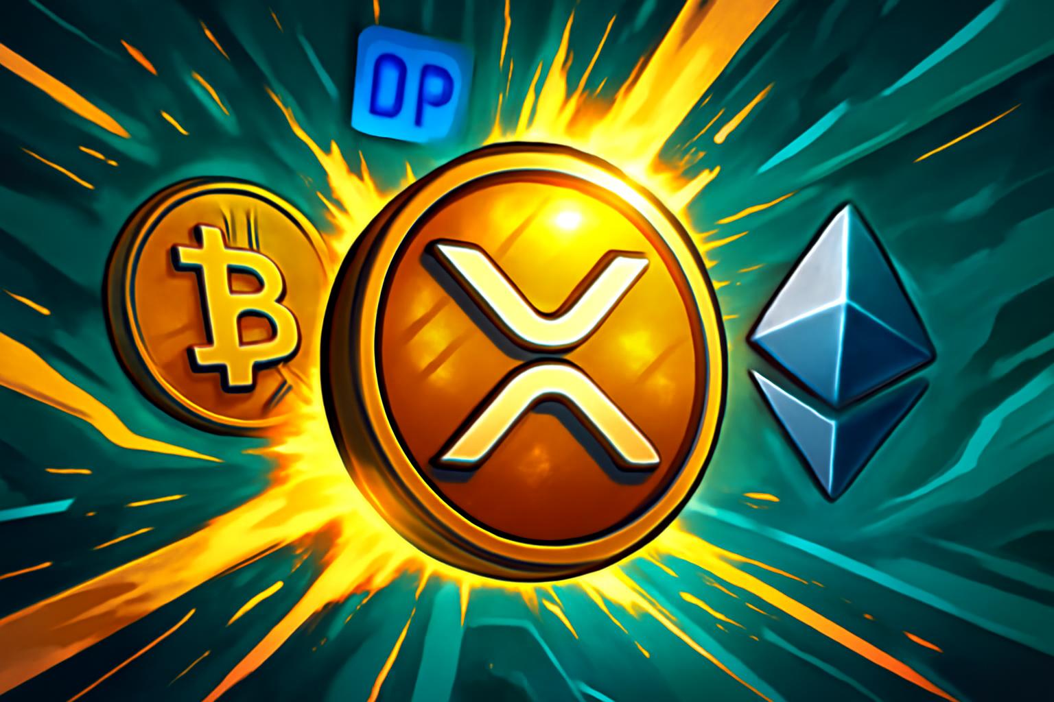 XRP 在韩国交易量中超越 BTC 与 ETH