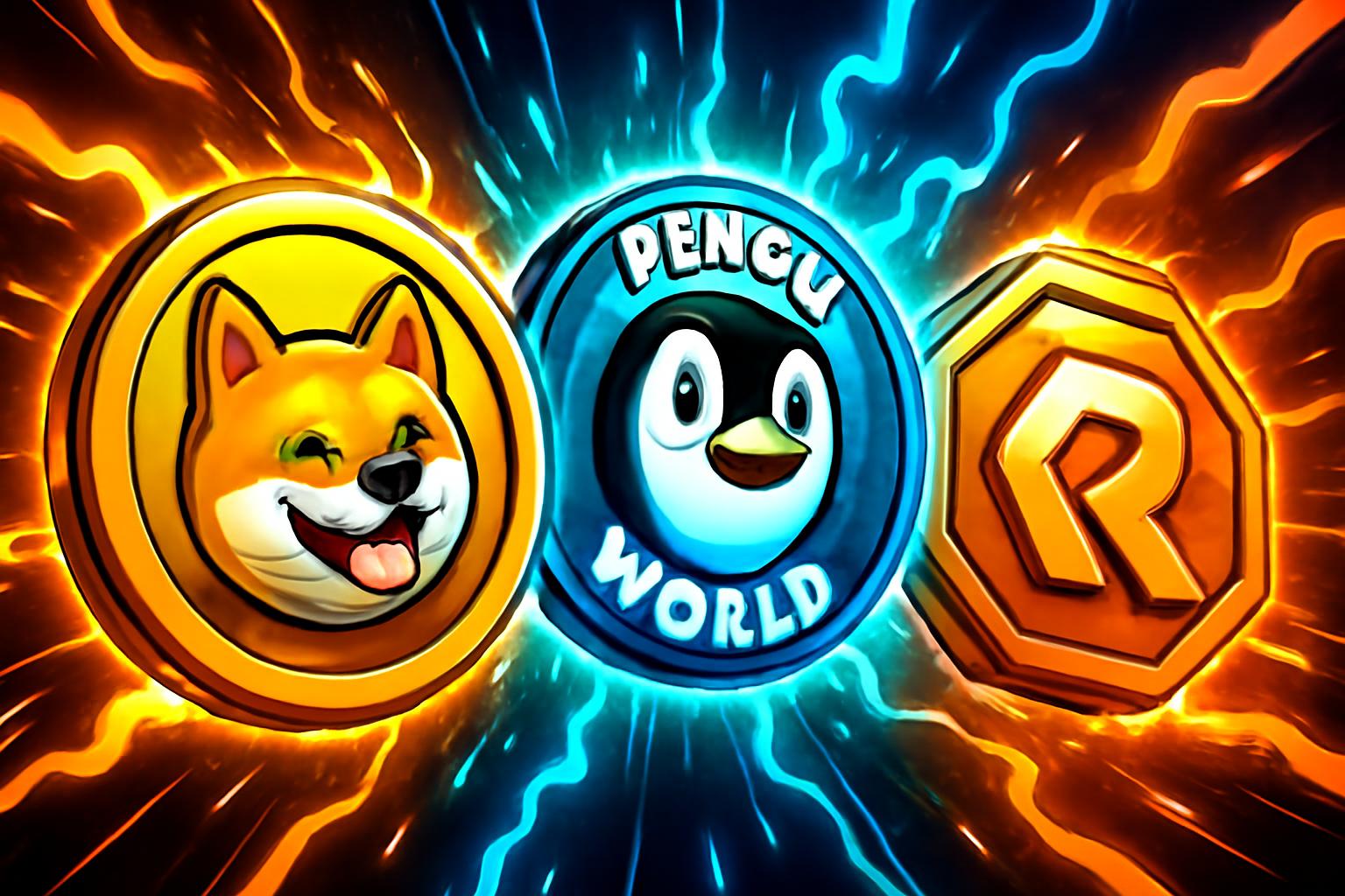 Bonk 价格稳定，Pengu World 上线引发 Remittix 热潮