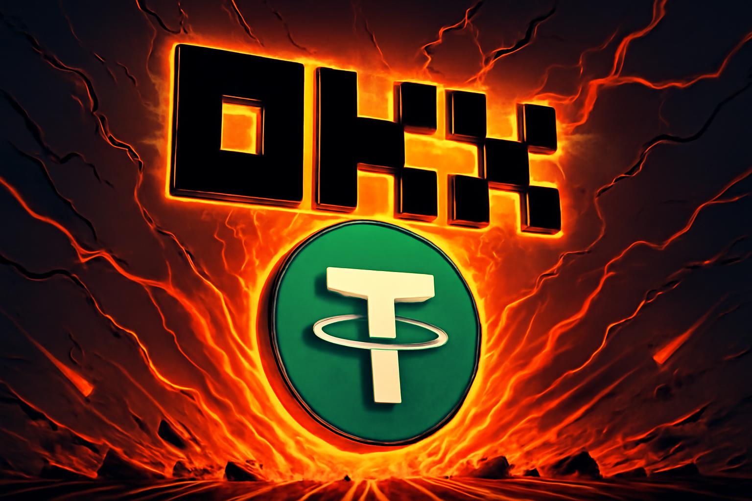 Okx在24小时内净流出2.3B USDT，Coinglass数据显示