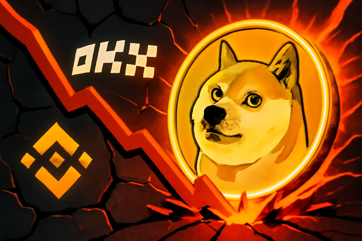 狗狗币多空比信号在熊市行动中显示看涨头寸