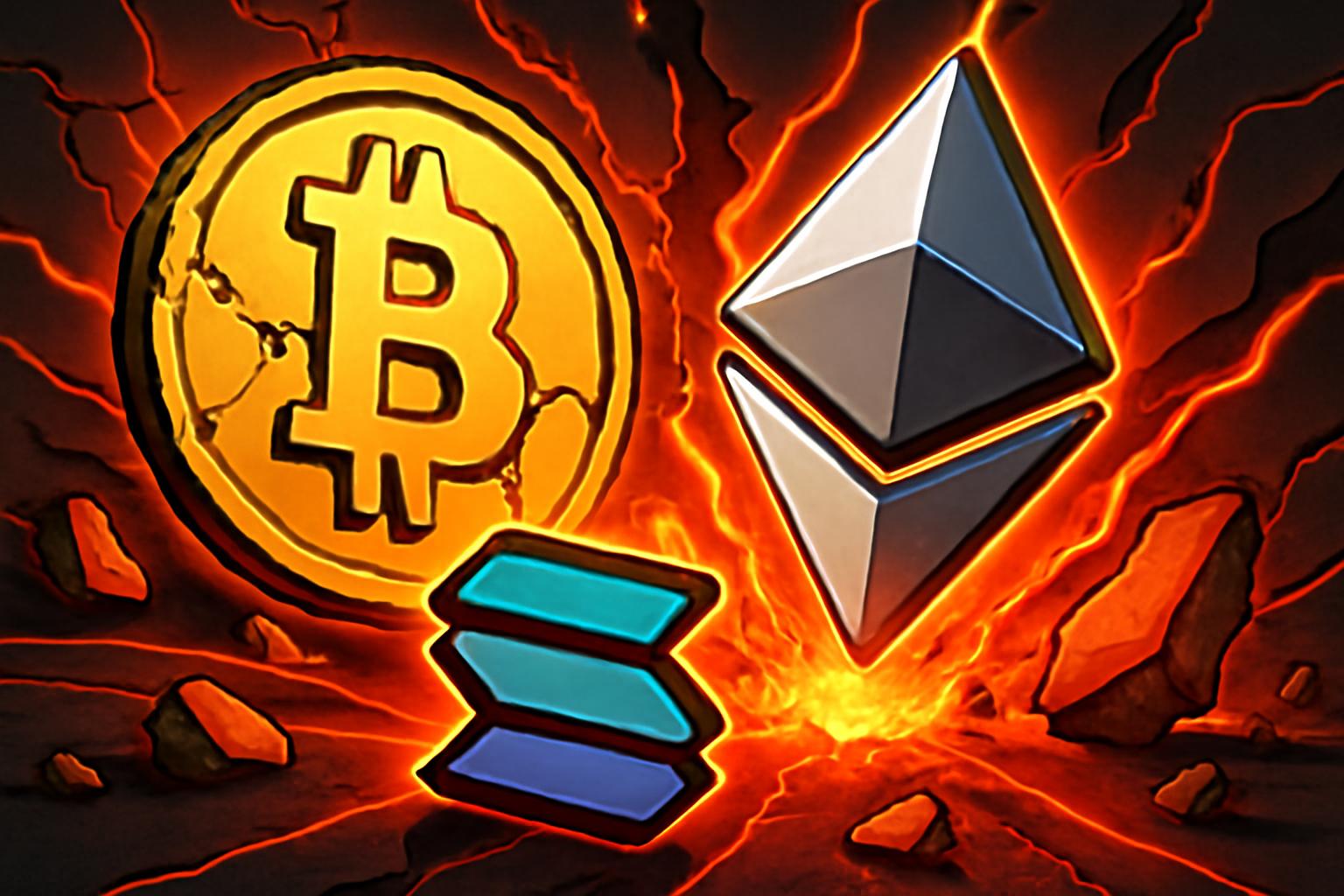 加密货币暴跌时钱去向何处？追踪损失与清算中的价值