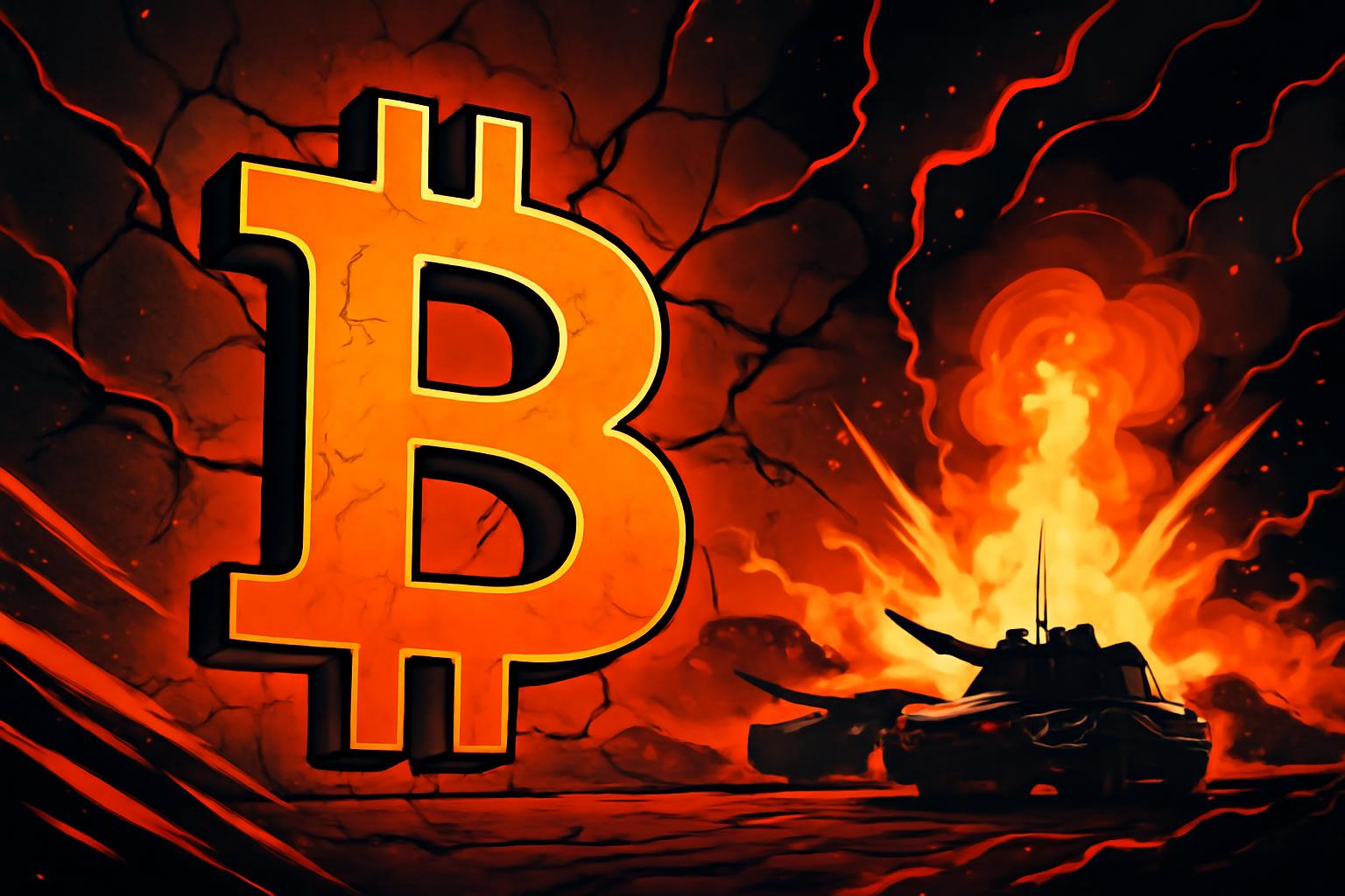 比特币在中东紧张局势升级和能源成本上升之际保持在$68k附近