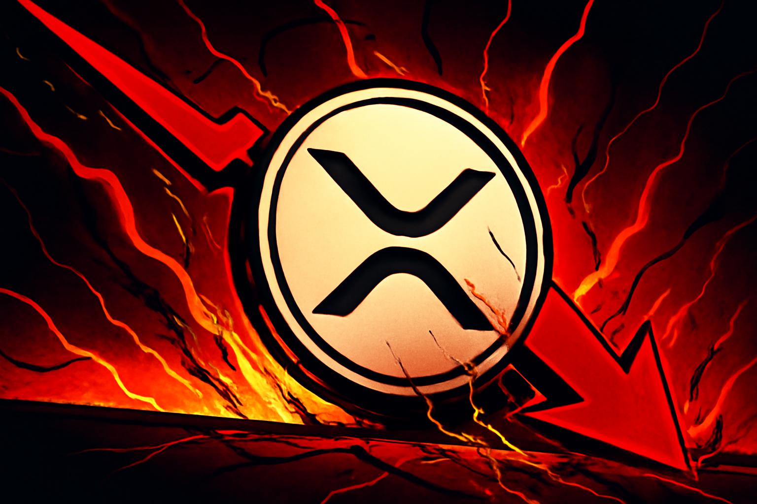 XRP价格下跌，4小时趋势线突破发出看跌的短期展望