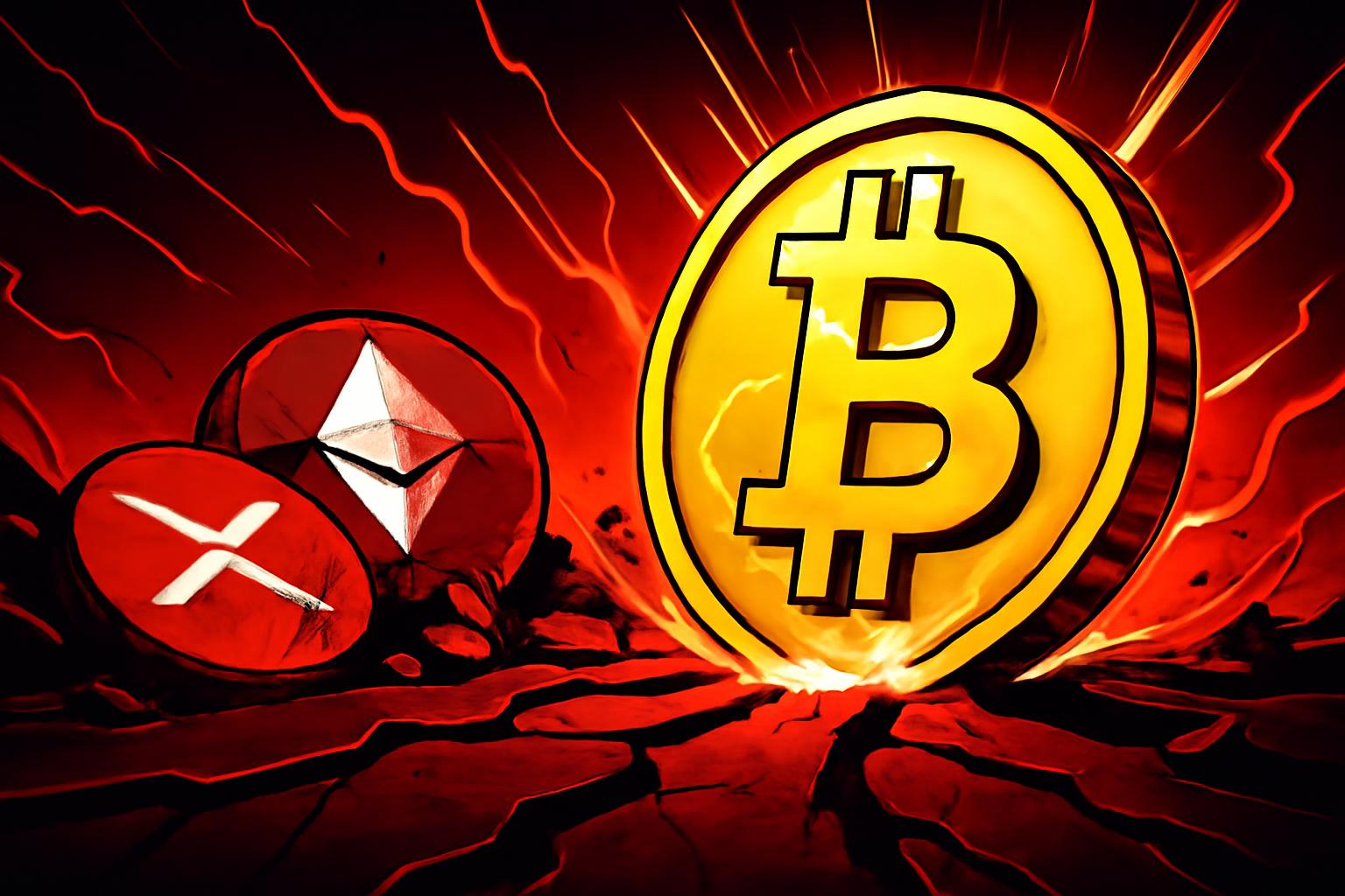 比特币在战争驱动的抛售中仍保持在$66K之上