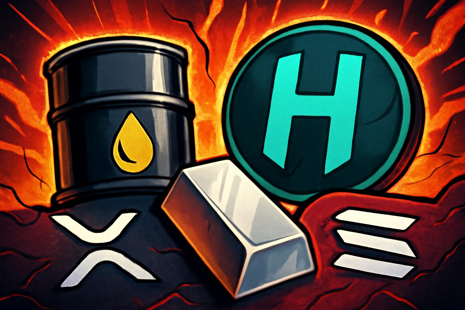 Hyperliquid 平台上，油与白银交易量超过 XRP 与 SOL