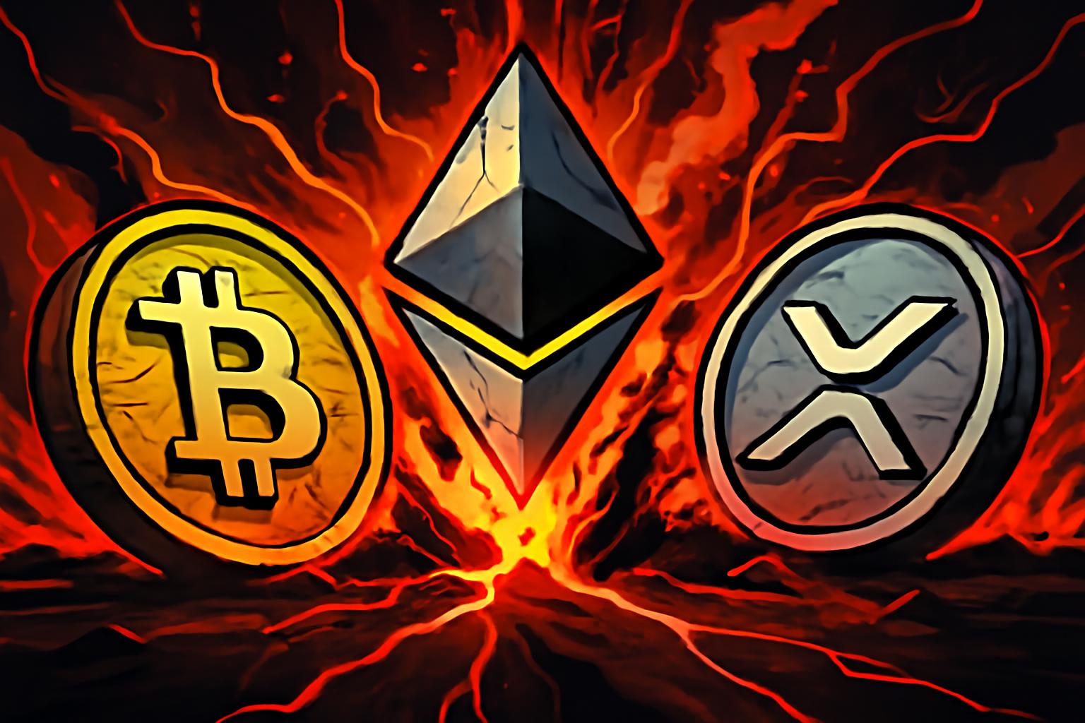 比特币、以太坊、XRP 下跌，特朗普对伊朗的最后通牒重塑市场