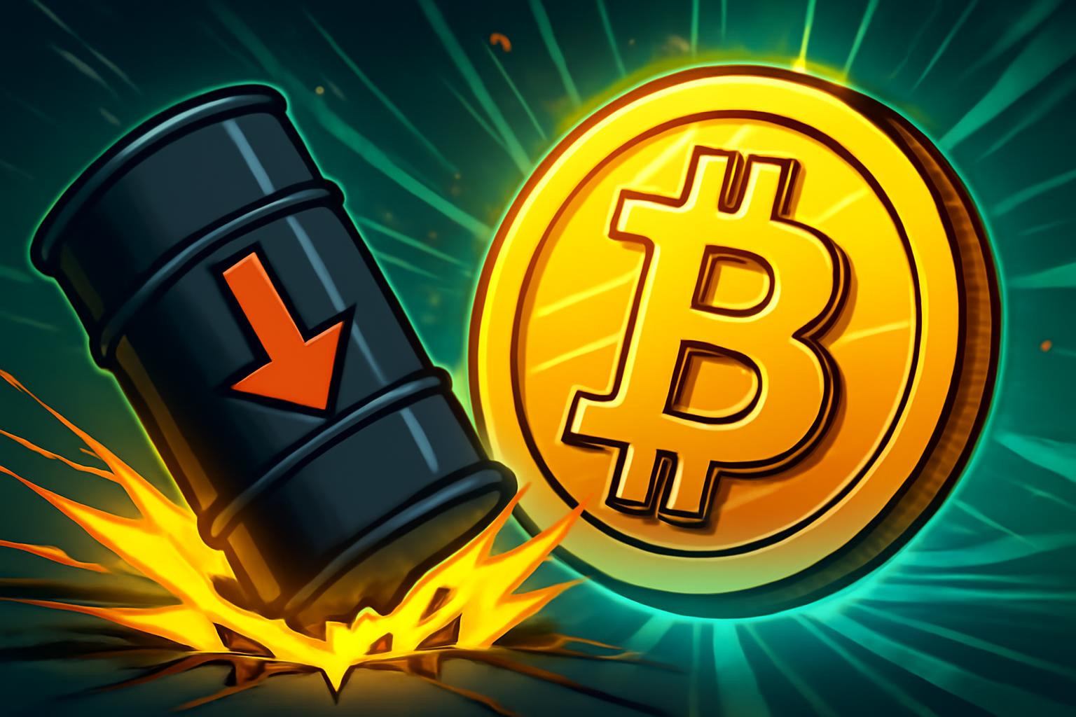 油价暴跌推动加密市场反弹，伊朗战争风险缓和