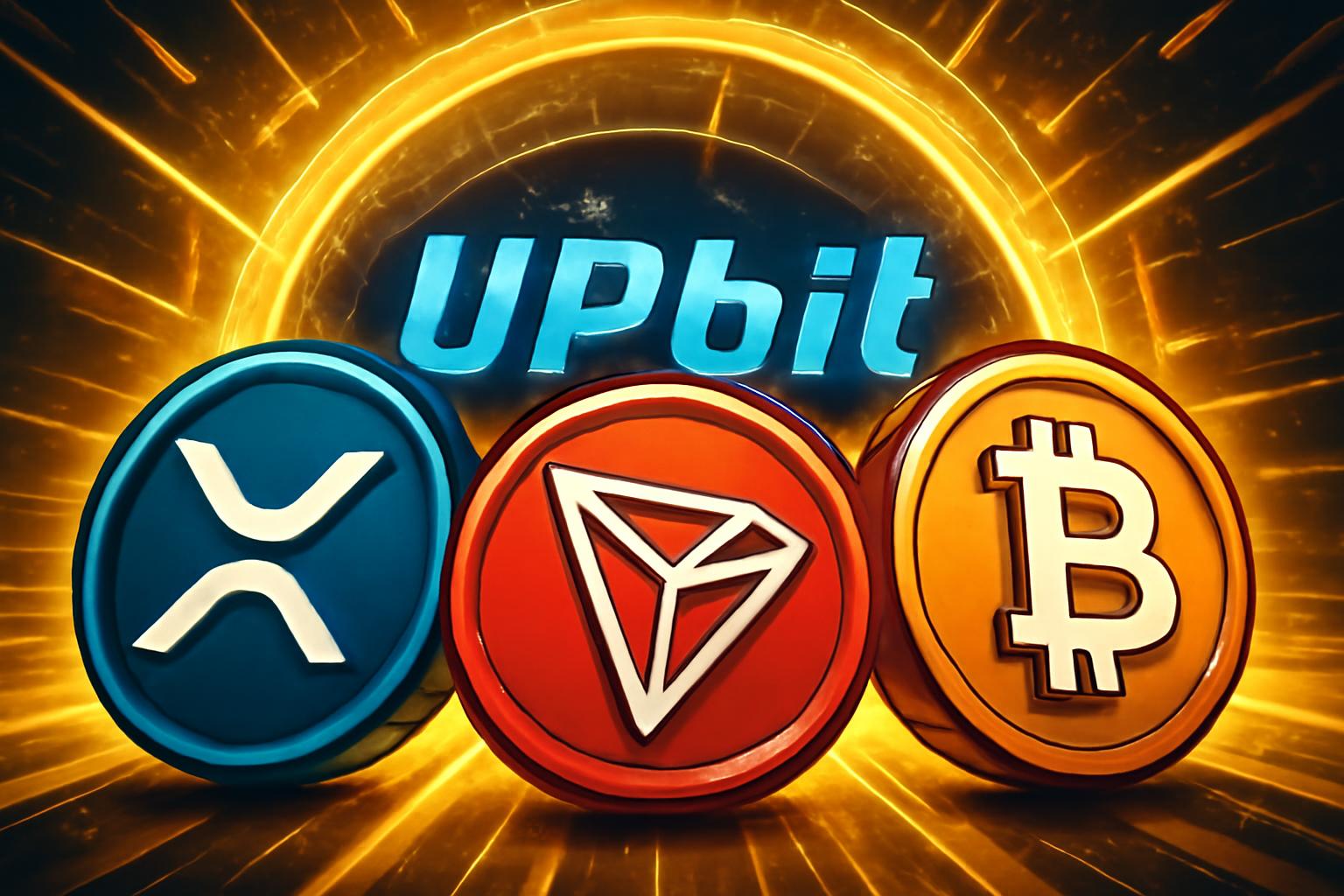 Upbit 24小时交易量领跑者：XRP、TRX 与 BTC