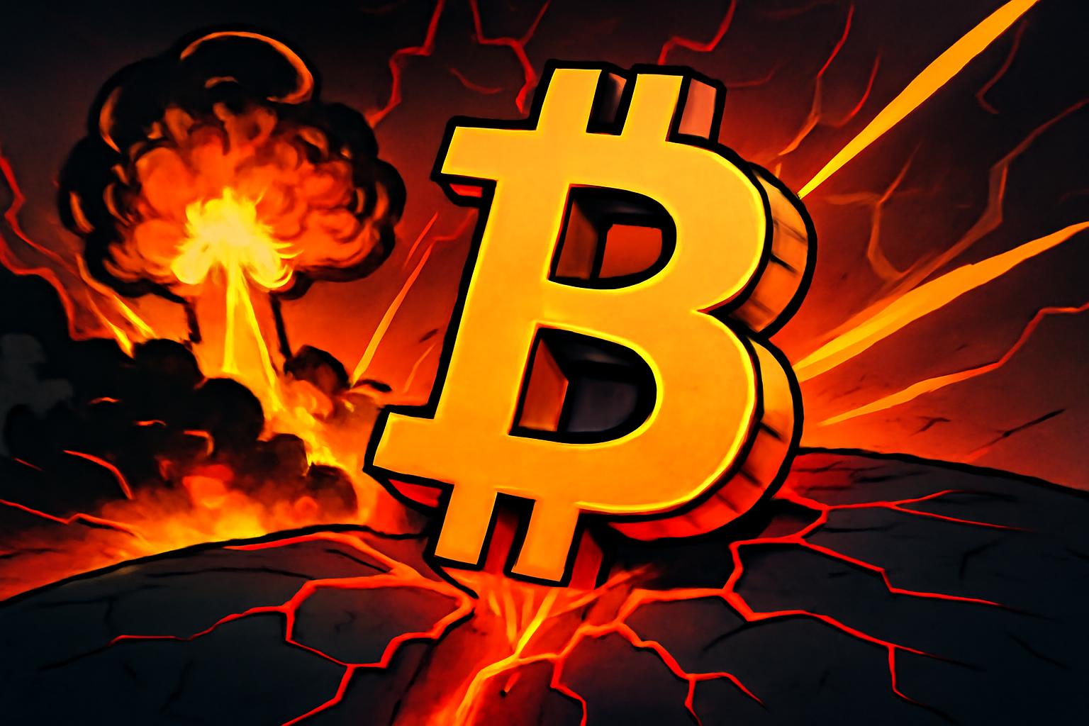 比特币价格在伊朗袭击事件中下跌并反弹：市场信号不明确