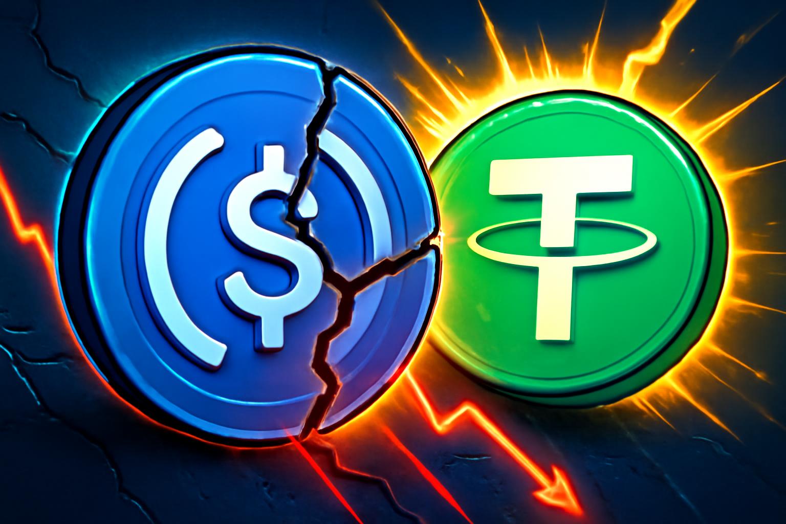 USDC监管风险促使 Circle 股价在一天内下跌22%