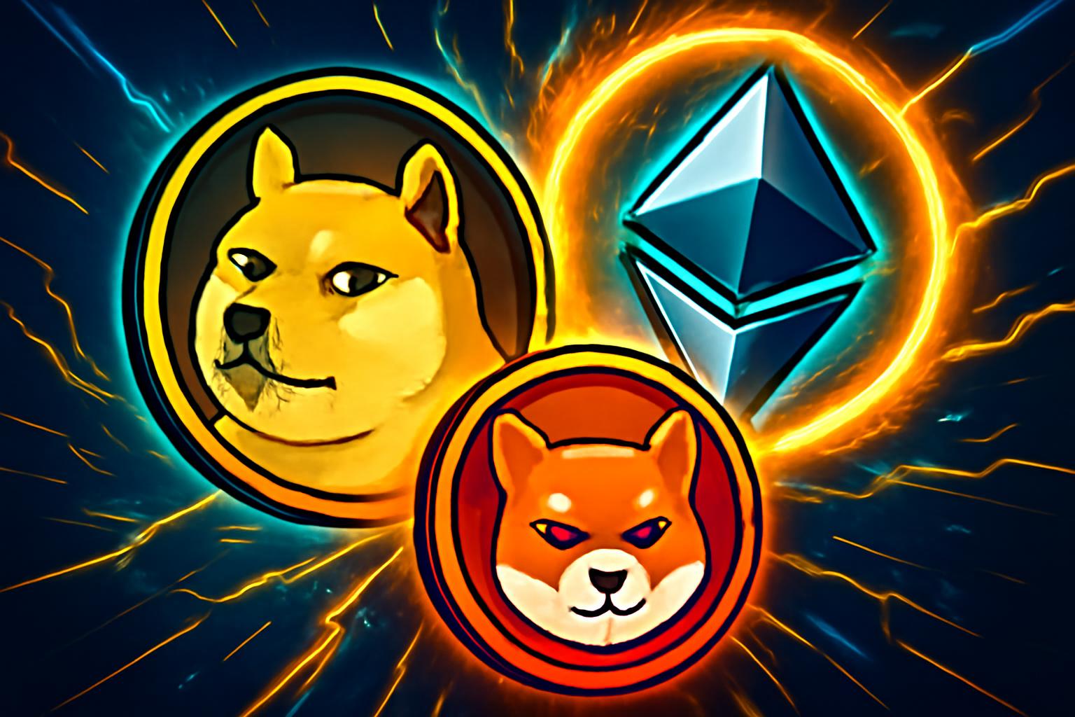 狗狗币锁定零移除目标，ETH复苏势头增强