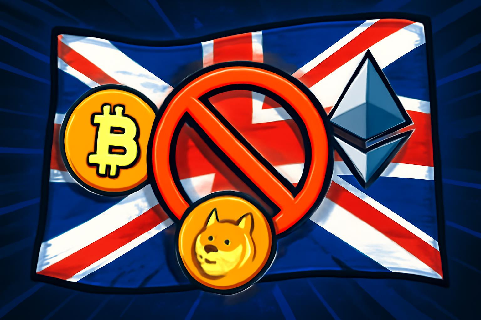 英国全面禁止向政党捐赠加密货币