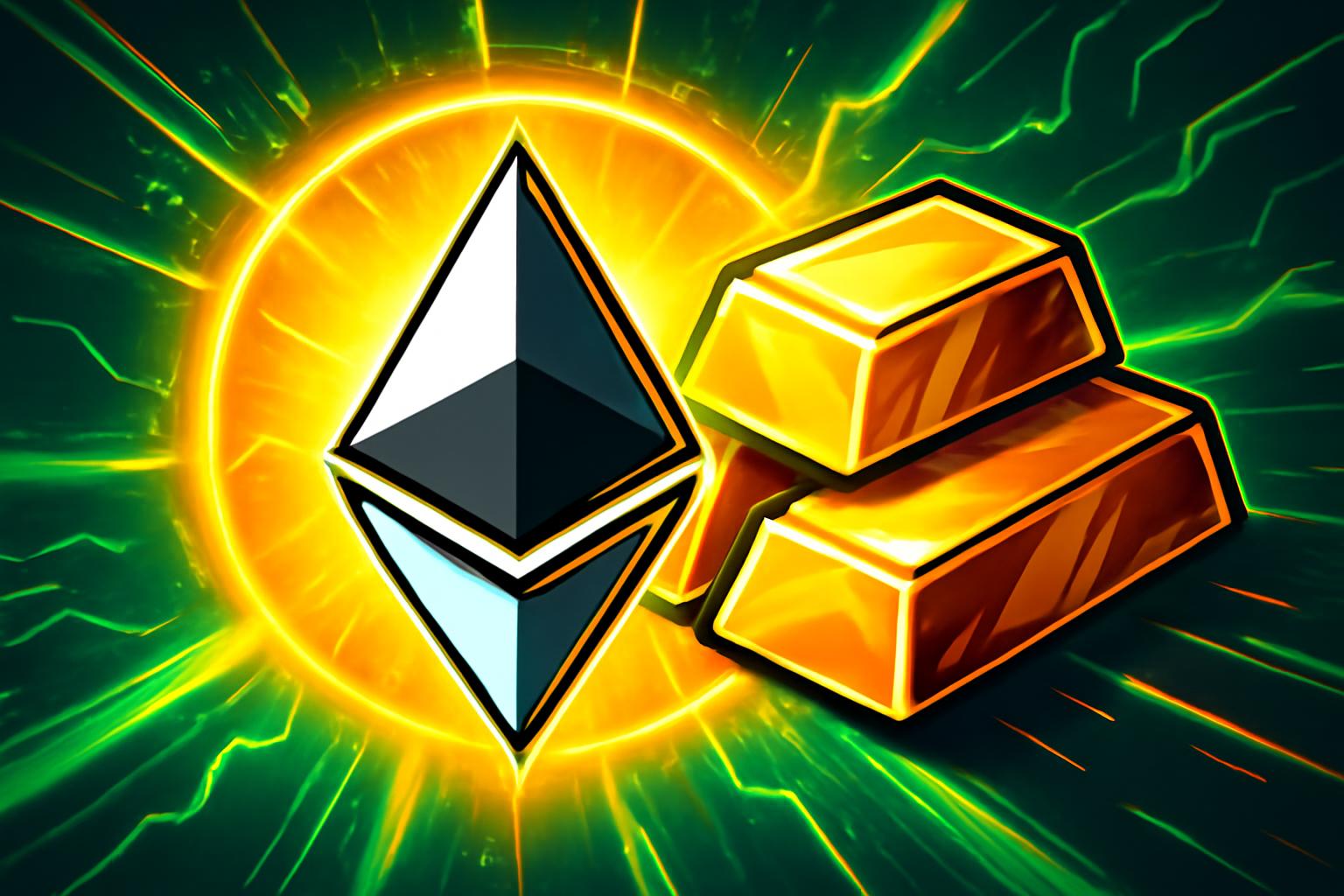 以太坊现实世界资产达到$15B，由代币化黄金推动