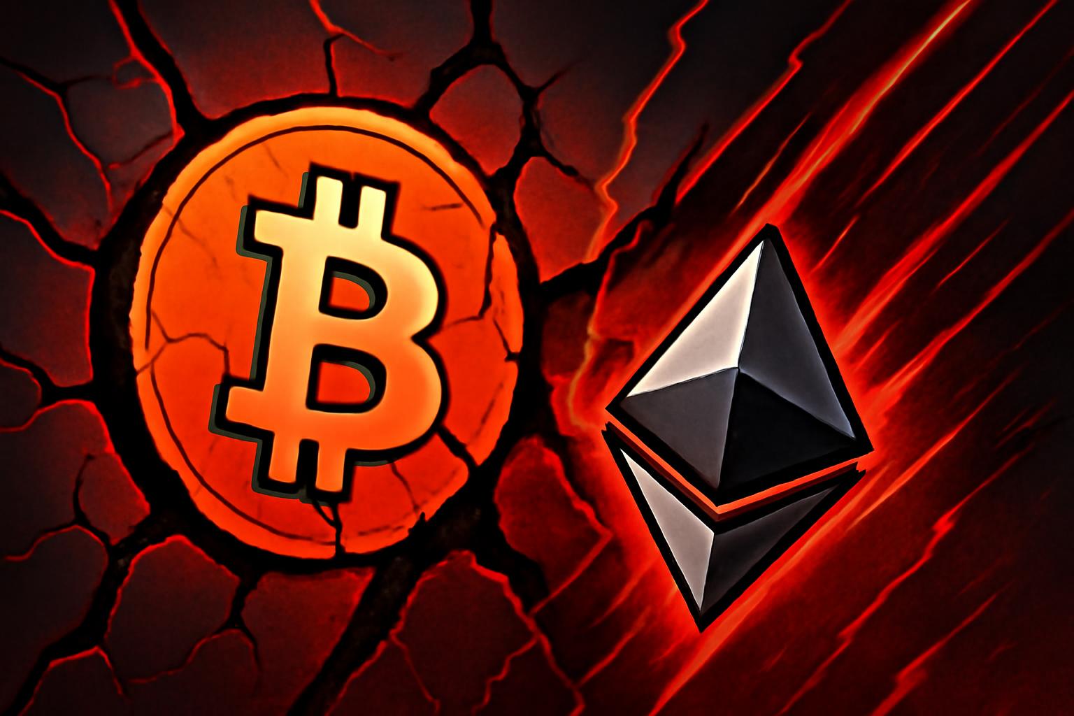 BTC 与 ETH 展望：在 $75k 障碍后出现看跌头肩顶形态