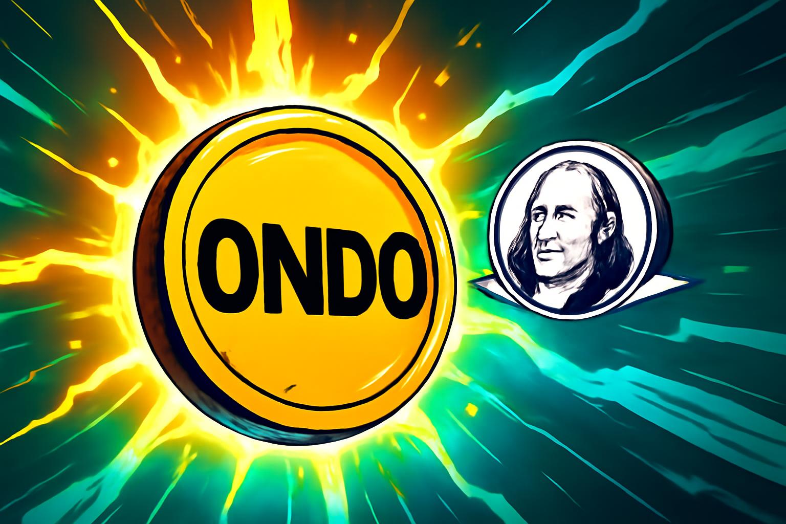 Ondo 因机构协议提振，ONDO 在宏观逆风下走强