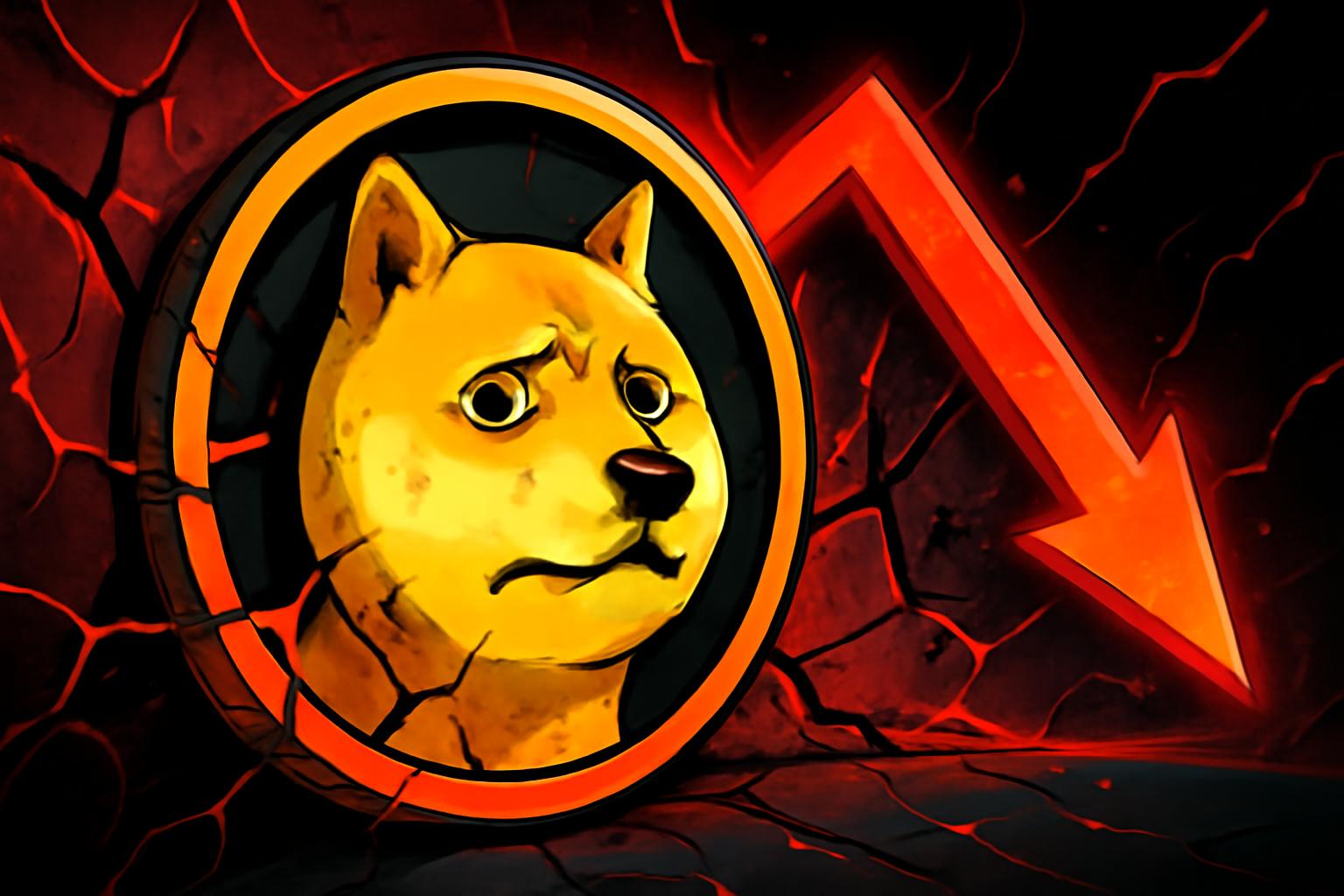 狗狗币年初至今下跌23%，测试关键支撑位