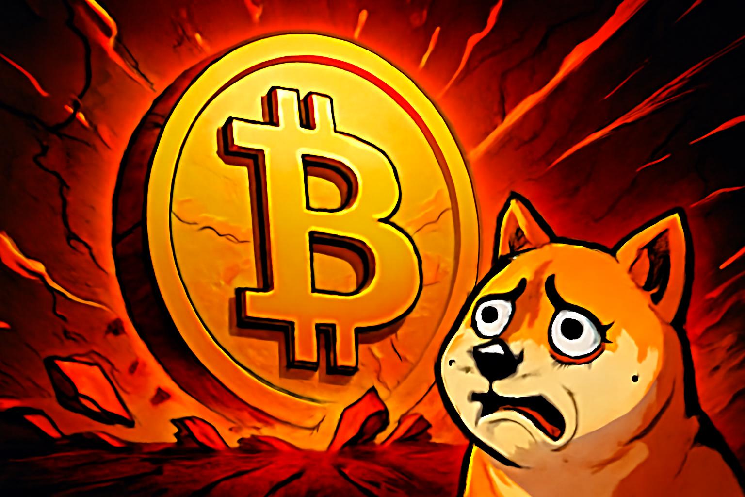 比特币累积趋势分数发出散户抛售信号，BTC 跌向 $67K