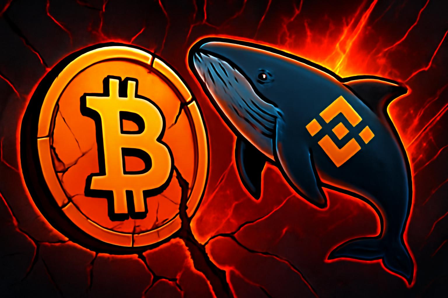 比特币鲸鱼向币安转移3300万美元，抛售在逼近