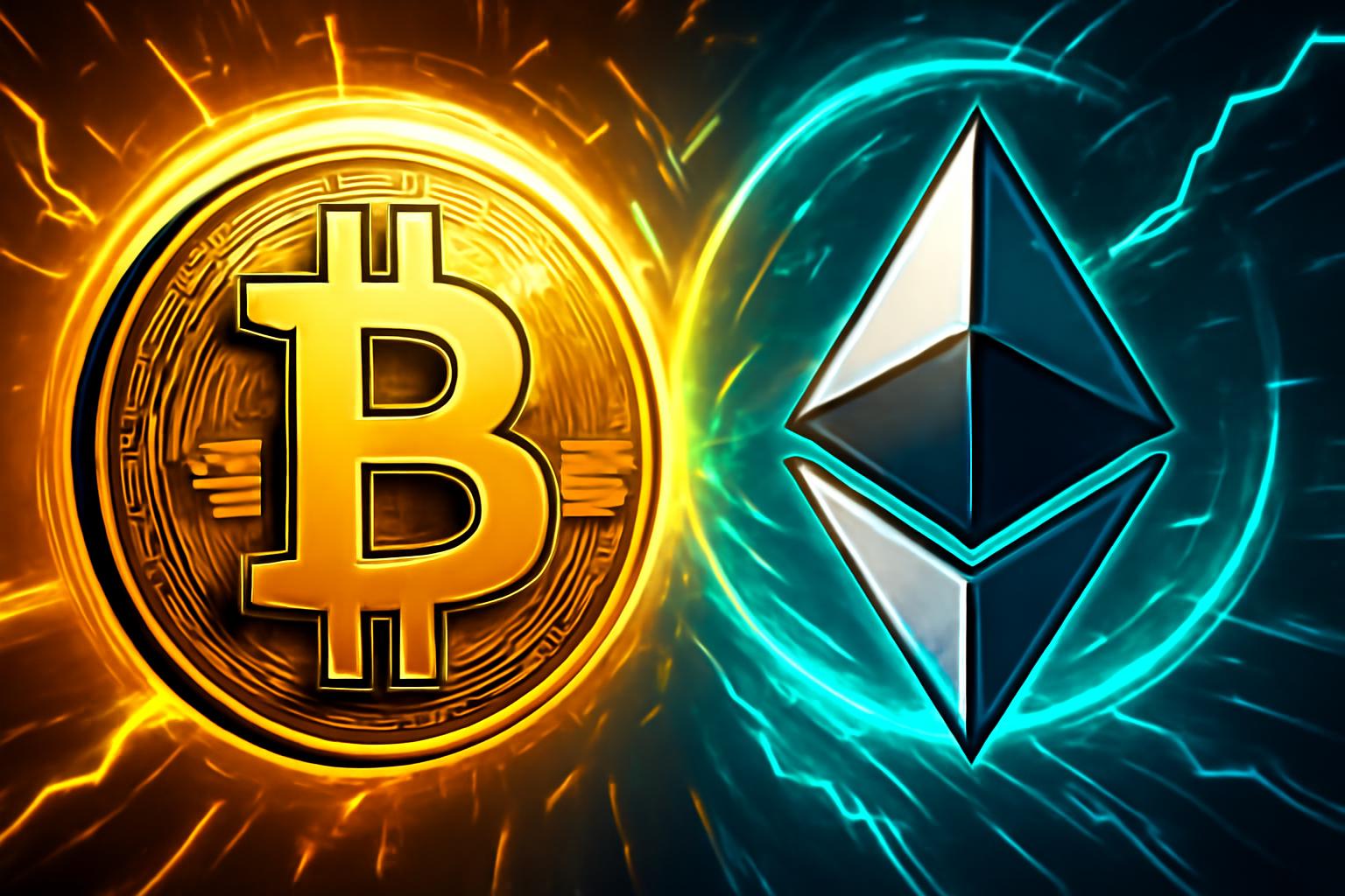 市场因杠杆清算而震荡，BTC与ETH反弹