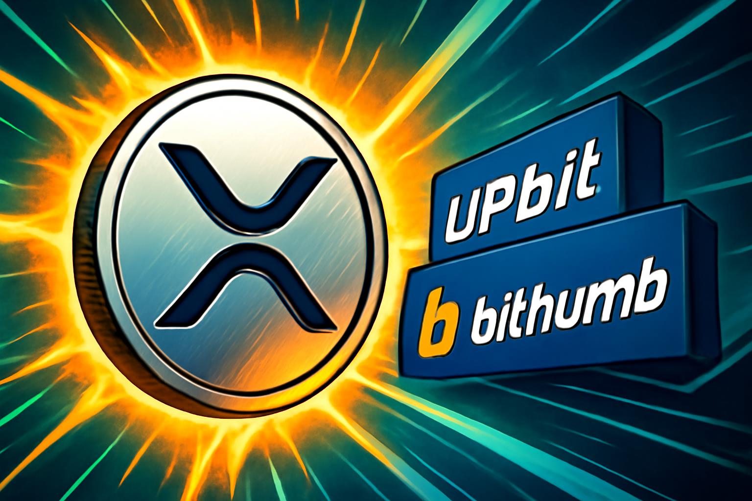 XRP 引领 Upbit 与 Bithumb 的山寨币流动性激增
