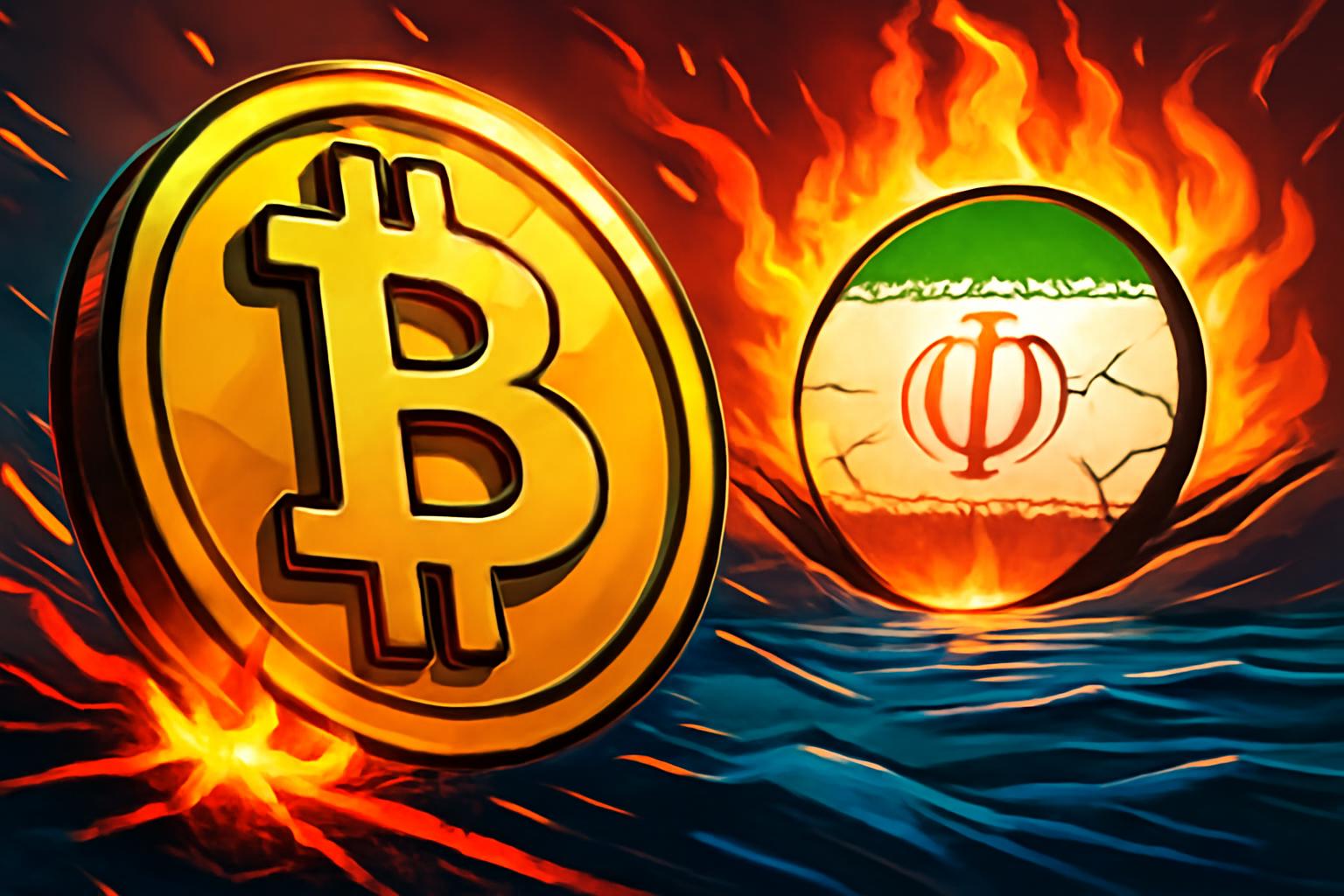 比特币在伊朗风险搅动市场之际保持在约66,500美元附近