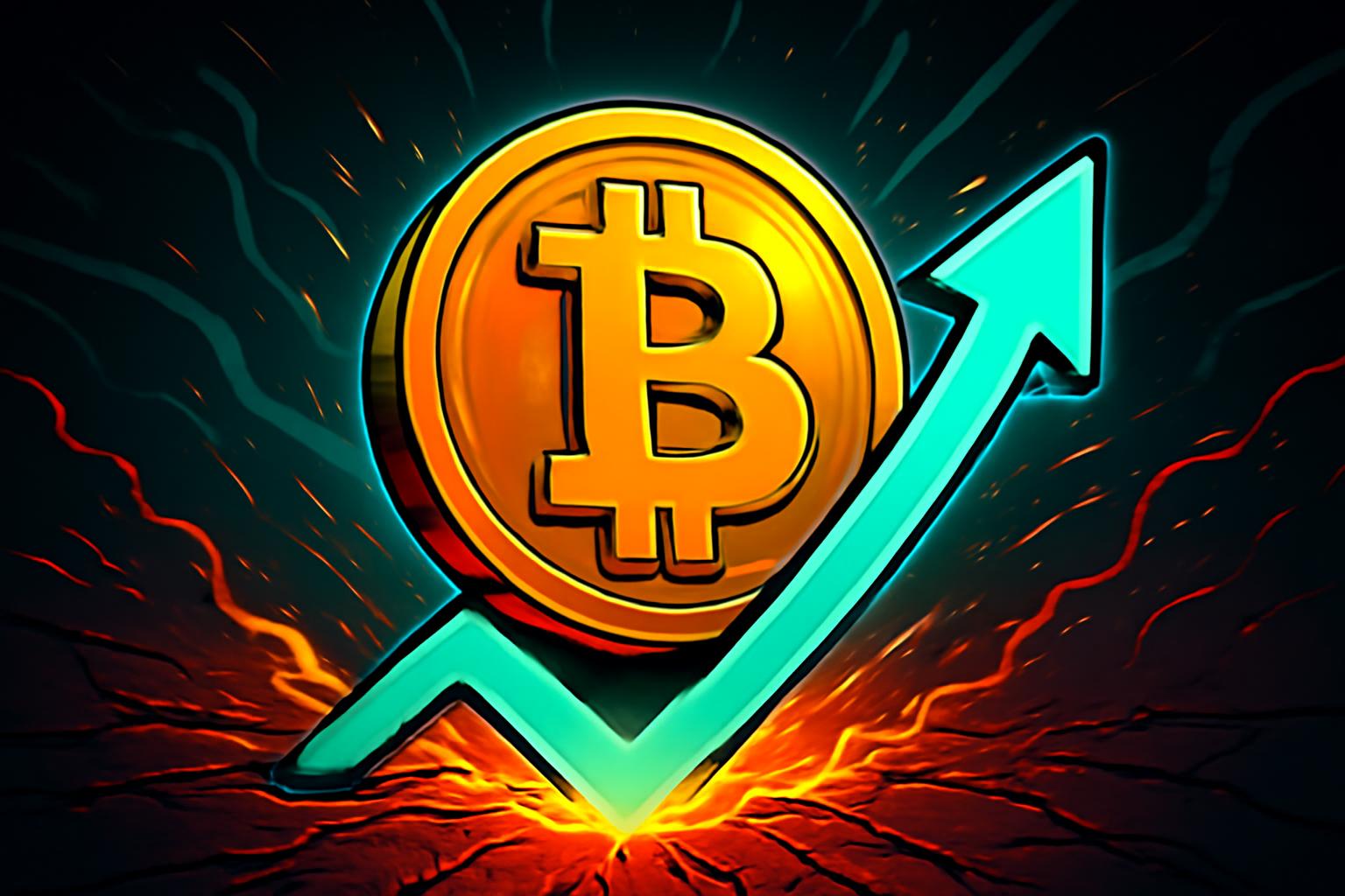 比特币在链上信号暗示底部之际反弹至约$67,400