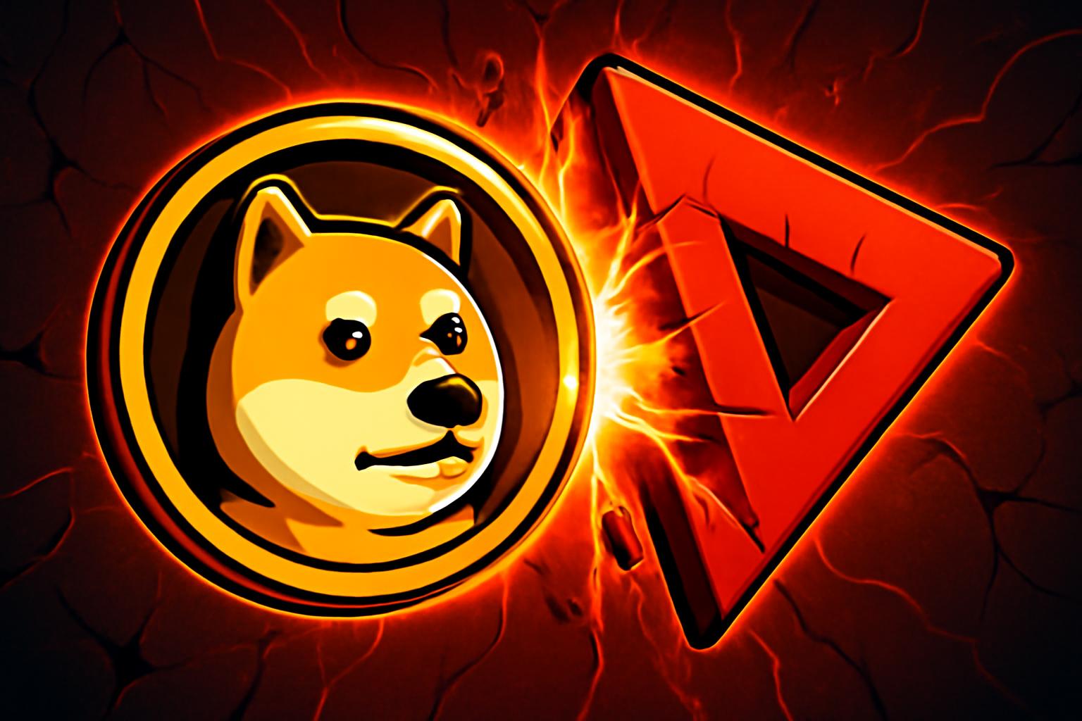 狗狗币价格在下降三角形形成之际徘徊在约0.092美元附近