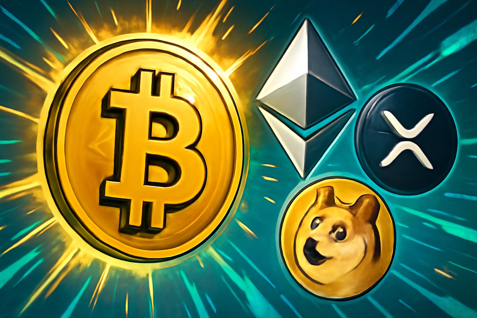 比特币引领的加密市场反弹推动价格上涨