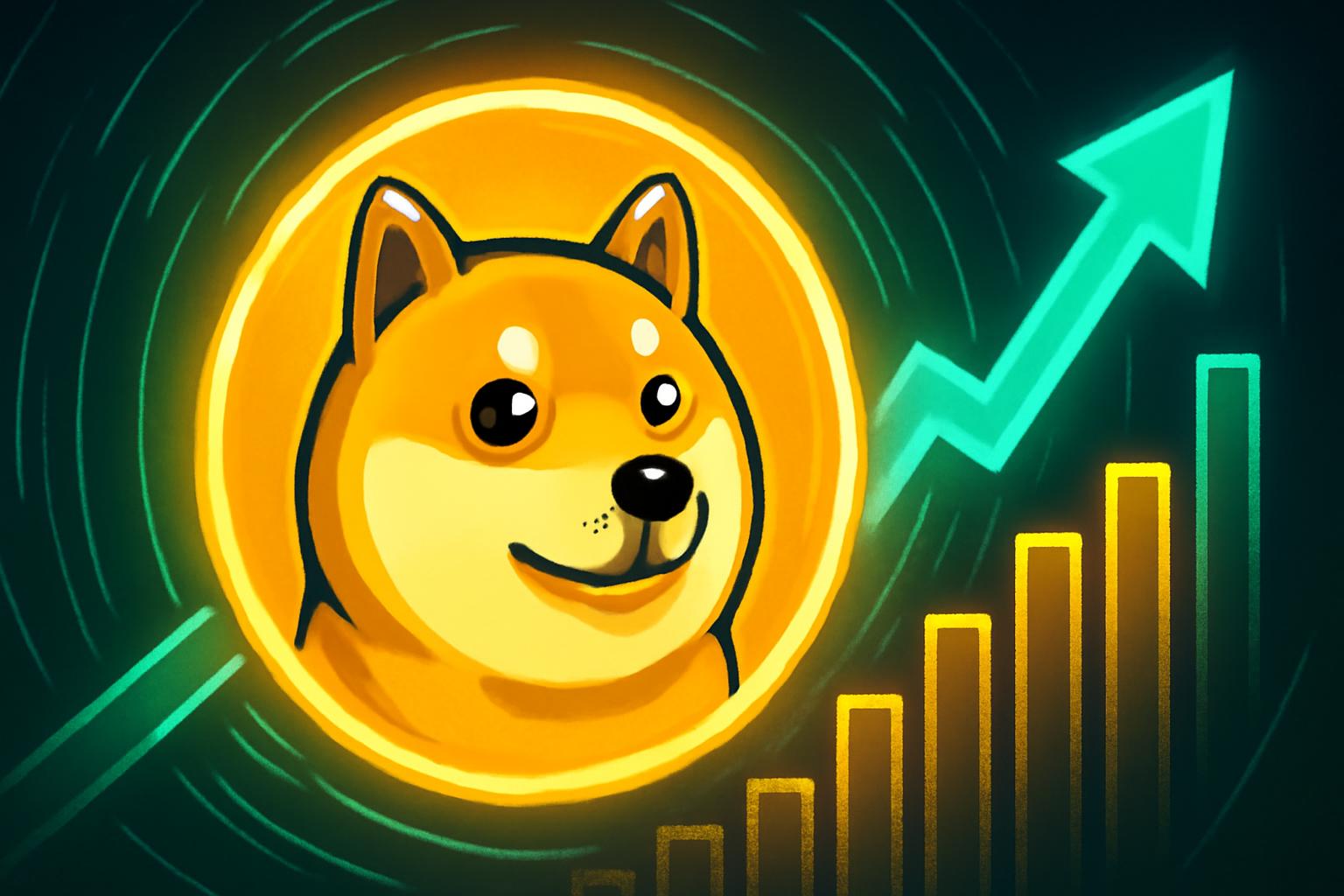 狗狗币活跃地址上升28%,网络活动激增