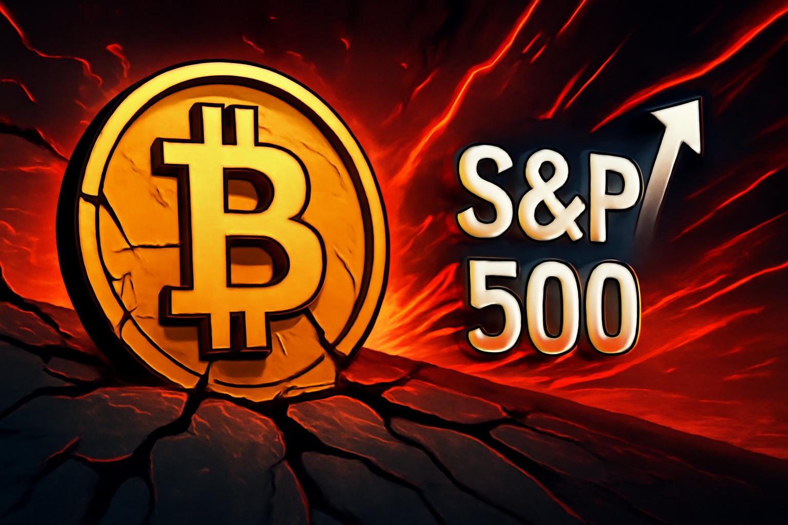 比特币相对于股票的长期滞后可能预示新的展望