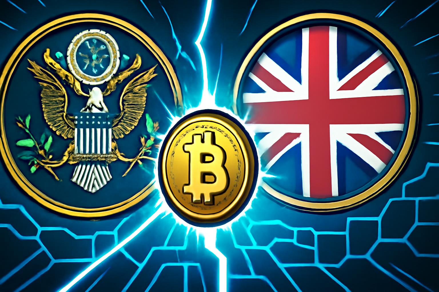 美国与英国在测试区块链证券时的加密监管分歧