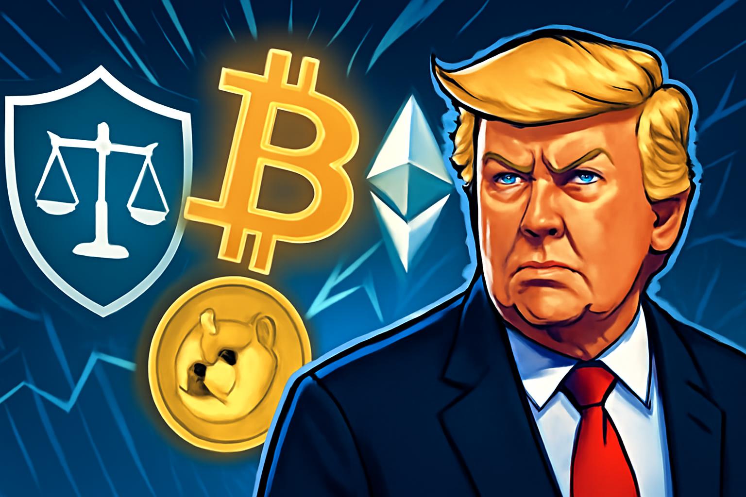 特朗普支持稳定币收益纠纷中的加密行业