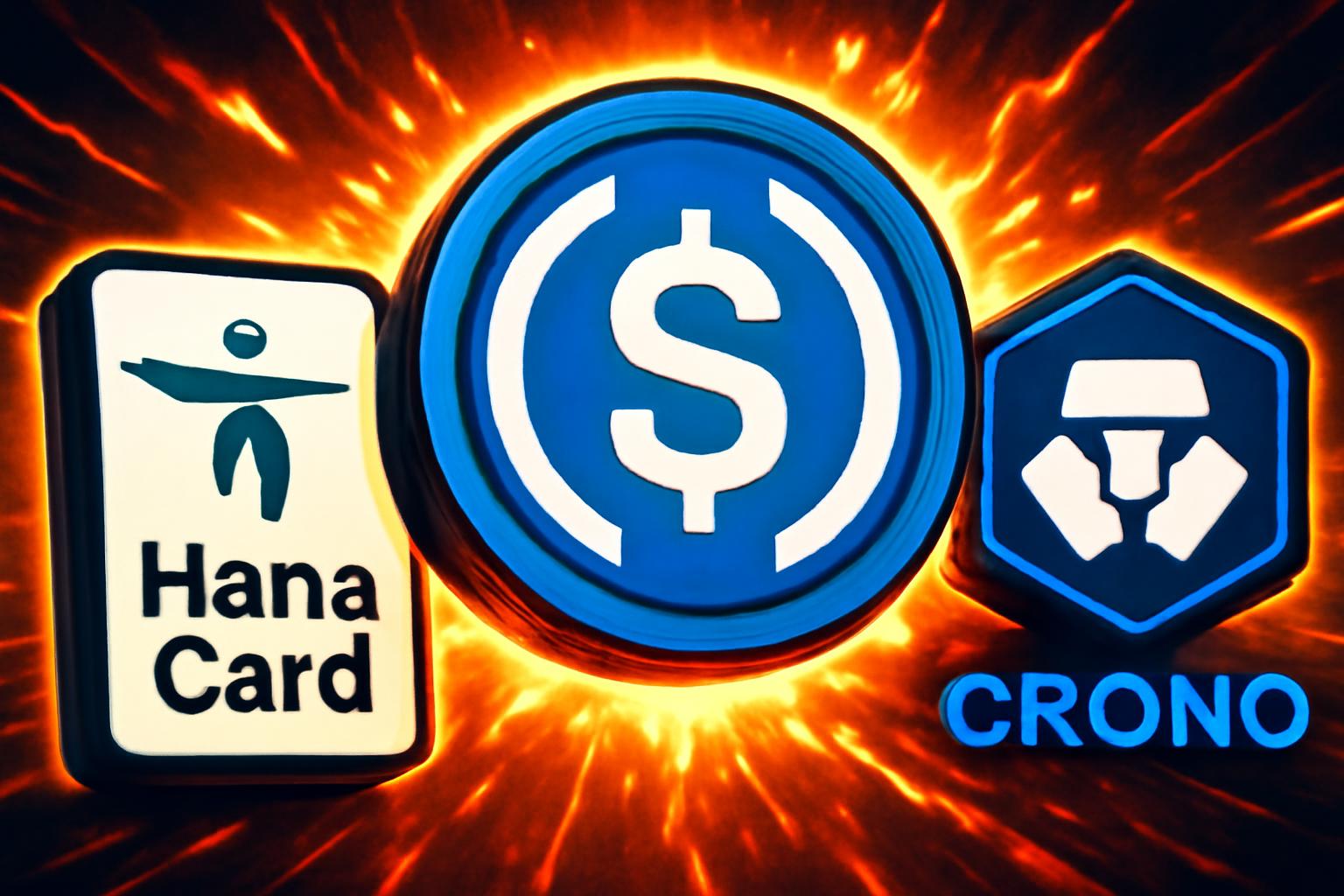 Hana Card 在USDC支付上提供5% CRO返现