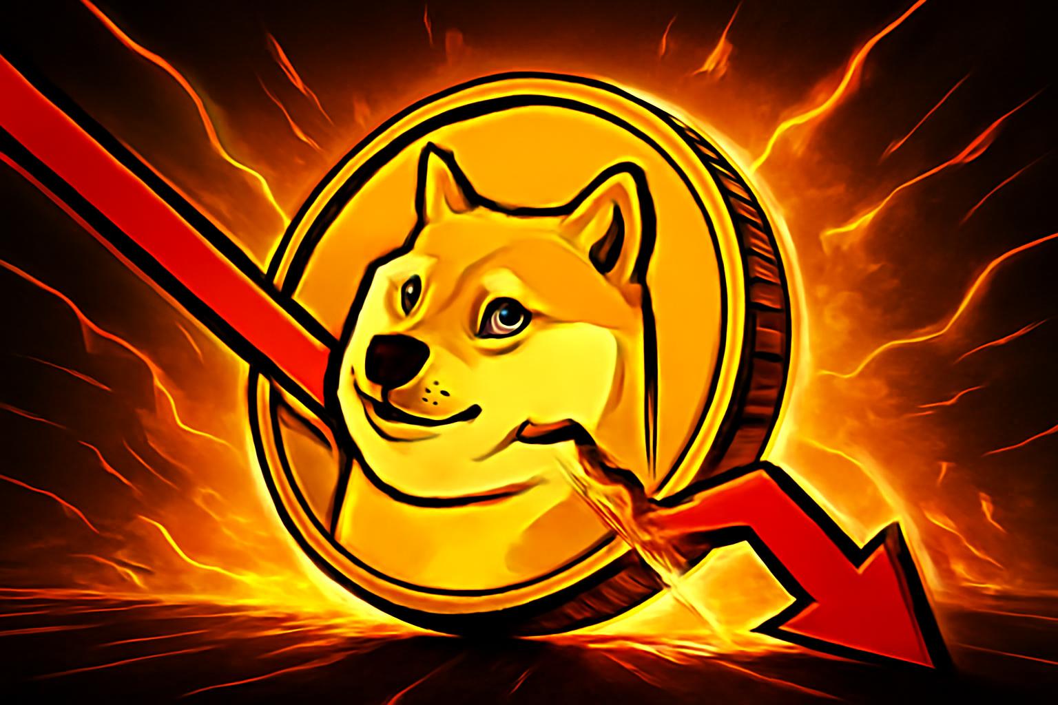 狗狗币有望突破，趋势线收紧