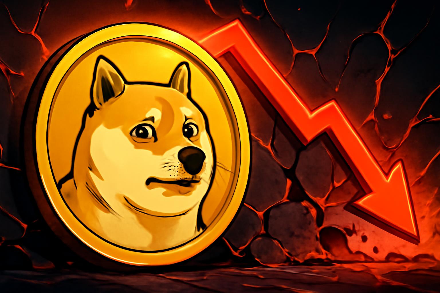 狗狗币下跌持续：7% 下跌引发投资者洞察