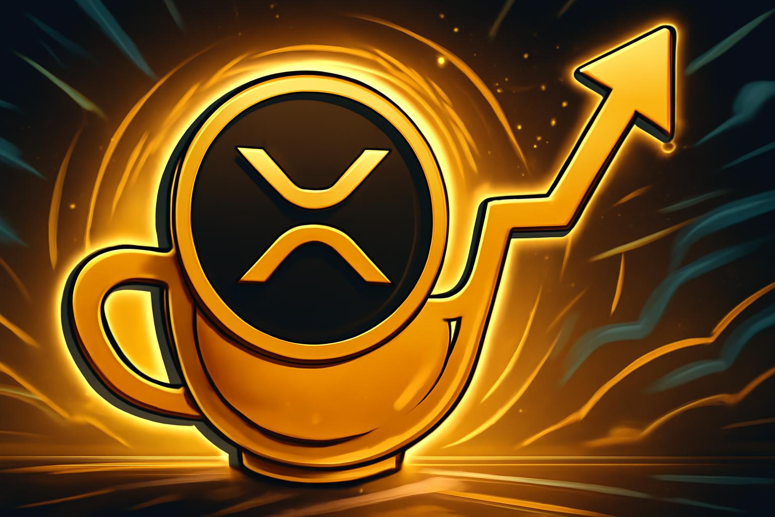 XRP 在看涨杯柄形态中盘整，暗示潜在上涨