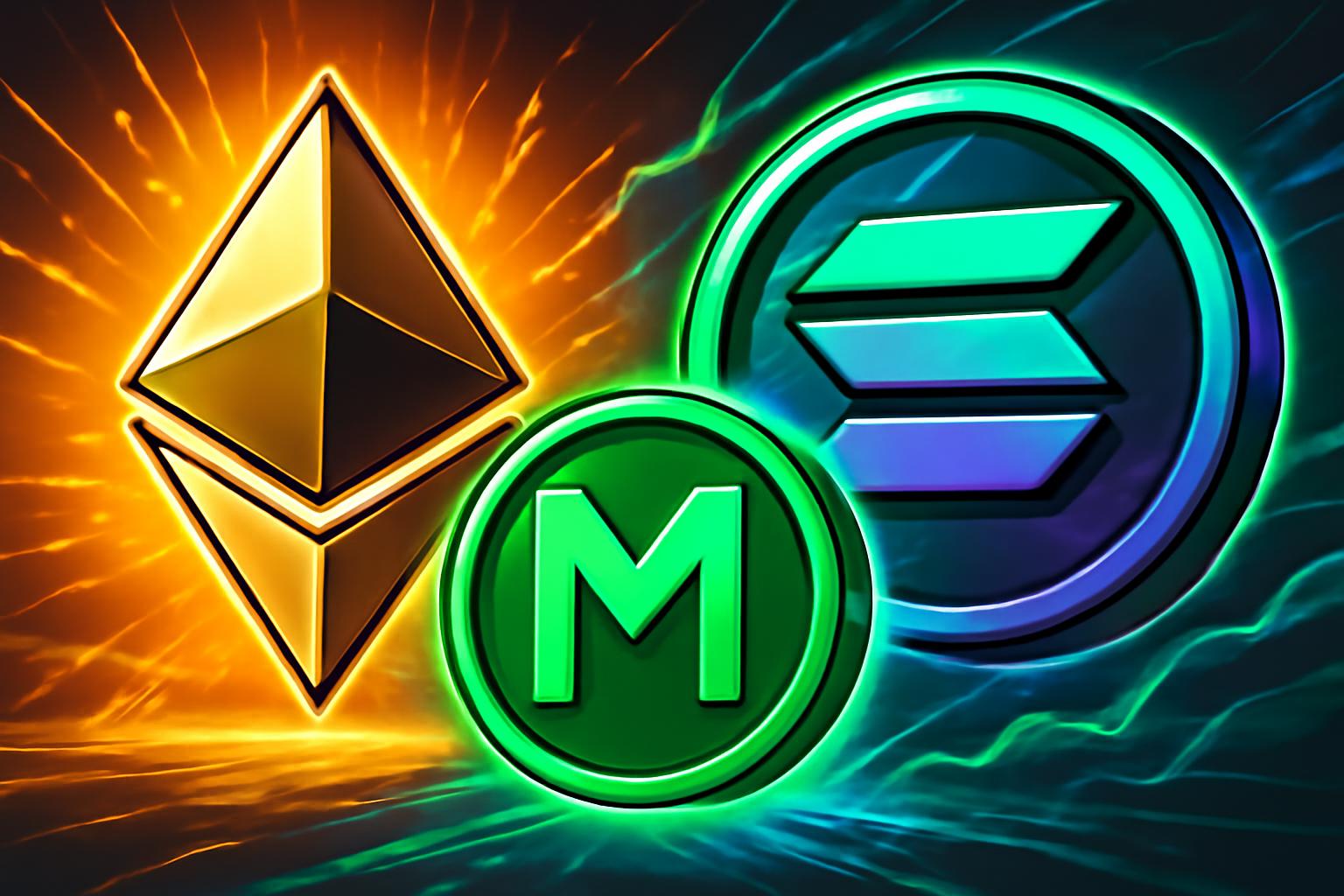 以太坊与索拉纳反弹推动去中心化金融投资；Mutuum 引领借贷