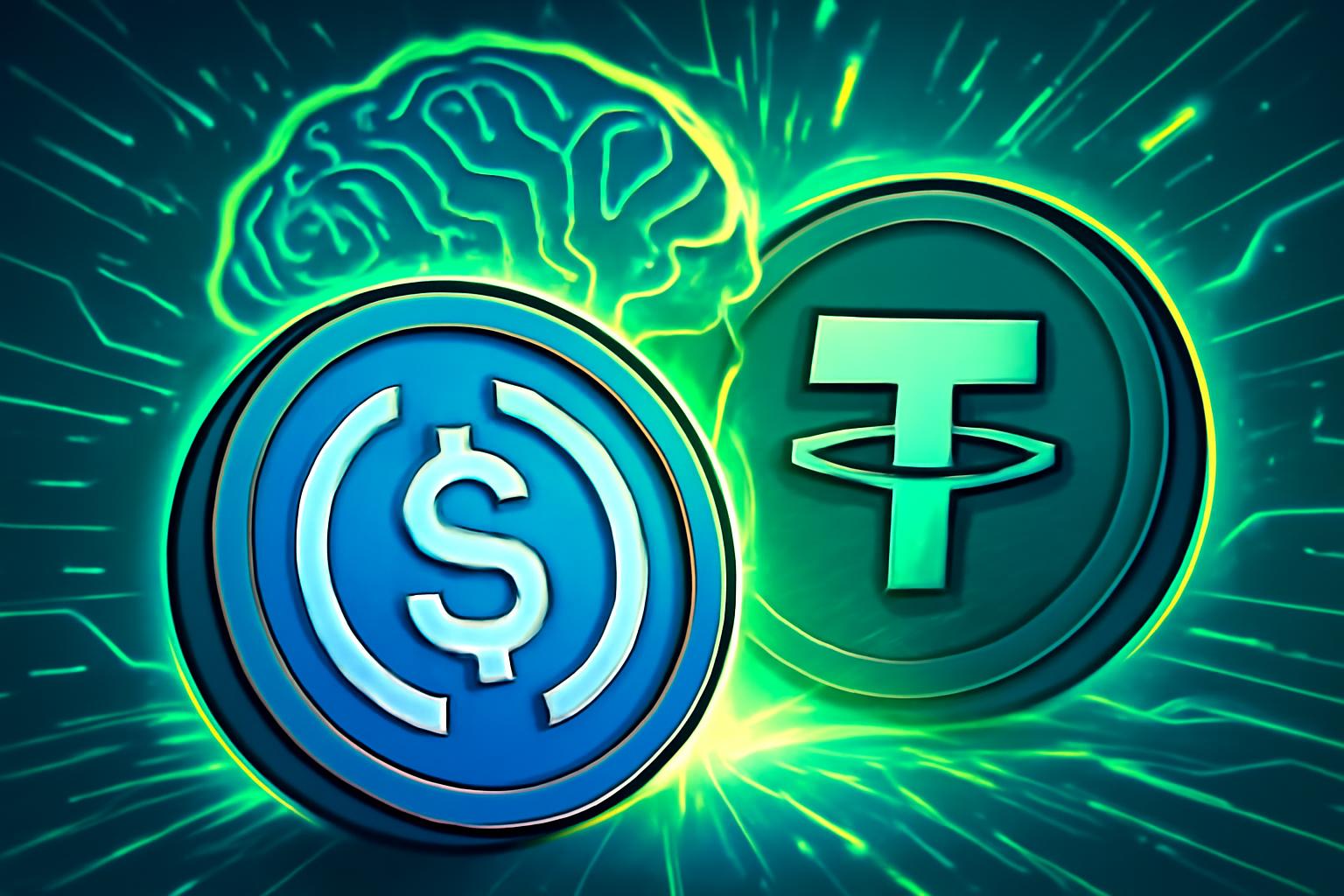 AI驱动的支付代理提升USDC主导地位，稳定币交易量创纪录