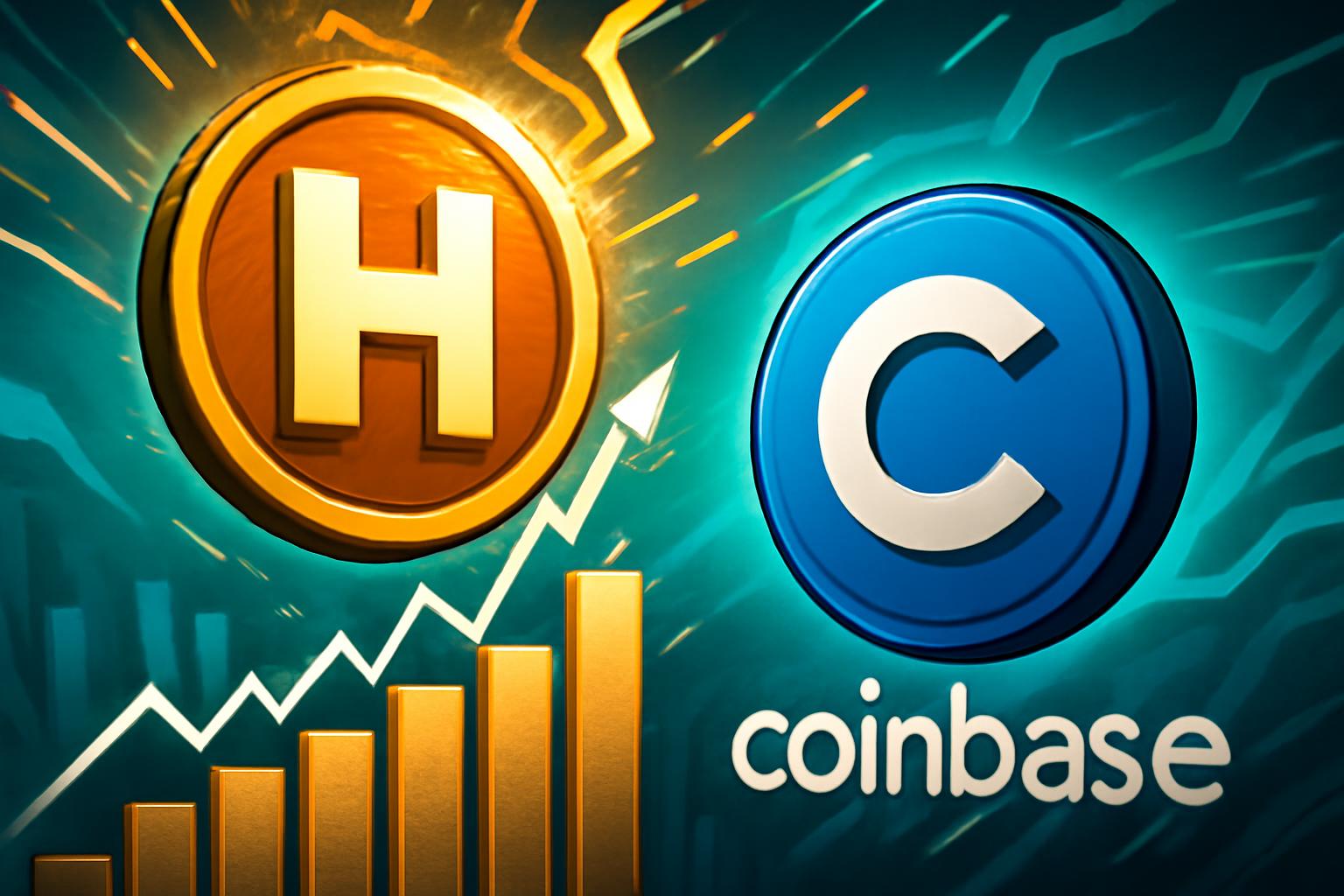 Hyperliquid 的 HYPE 在创纪录的日链上成交量达到 8.28B 的背景下达到历史新高，领先 Coinbase